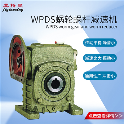 蝸輪蝸桿減速機-WPDS蝸輪蝸桿減速機